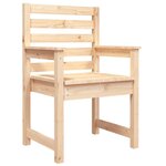 vidaXL Chaises de jardin lot de 2 60x48x91 cm bois massif de pin