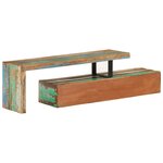 vidaXL Meuble TV (118-200) x 30 x 40 cm en bois massif recyclé