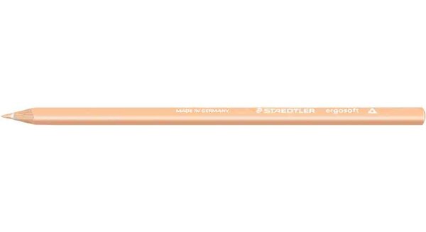 Crayon de couleur ERGOSOFT Triangulaire Mine 3 mm Coloris Chair STAEDTLER