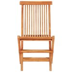 vidaXL Ensemble à manger d'extérieur pliable 7 Pièces Bois solide de teck