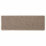 vidaXL Tapis d'escalier autocollants 30 Pièces 65x21x4 cm sable