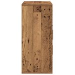 vidaXL Buffet avec tiroir Vieux bois 60 x 31 x 70 cm Bois d'ingénierie