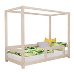 Lit cabane enfant BUNKY 120 x 180 beige