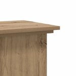 vidaXL Support pour plantes 33x33x100 cm bois d'ingénierie