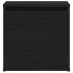 vidaXL Commode Chêne noir 40 5 x 40 x 40 cm Bois d'ingénierie