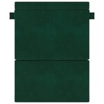 vidaXL Canapé-lit pliable Vert foncé 152 x 86 5 x 60 cm Tissu