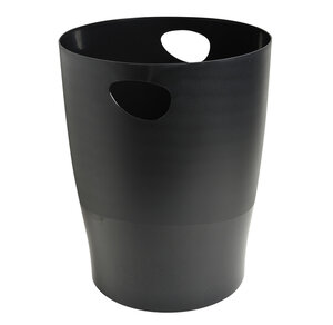 Corbeille-à-papier ecobin ecoblack - noir - x 8 - exacompta