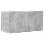 vidaXL Ensemble de meuble TV 6 Pièces Gris béton Bois d'ingénierie