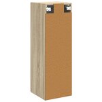 vidaXL Cabinet de Salle de Bain Mural Chêne Sonoma 33 x 34 5 x 100 cm