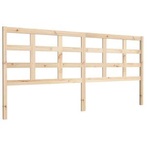 vidaXL Tête de lit 205 5x4x100 cm Bois massif de pin