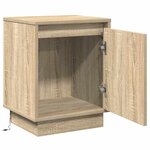 vidaXL Cabinet de chevet Chêne Sonoma 39 x 34 5 x 50 cm