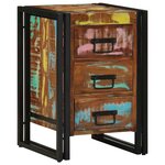 vidaXL Cabinet de chevet 40 x 35 x 50 cm bois de récupération massif