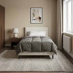 vidaXL Couette d'été 155 x 200 cm Été Microfibre (100  polyester)