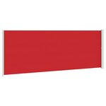 vidaXL Auvent latéral rétractable de patio 220x600 cm Rouge