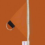 vidaXL Tente à auvent pop-up Orange 300 x 300 cm tissu