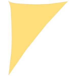 vidaXL Voile d'ombrage 160 g/m²Beige 4x5x6 8 m PEHD