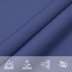 vidaXL Voile de parasol tissu oxford triangulaire 4x4x4 m bleu