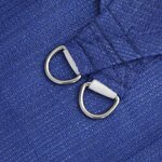 vidaXL Voile d'ombrage 160 g/m² Bleu 2 5x4 m PEHD