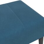 vidaXL Repose-pied bleu 77x55x31 cm velours