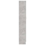 vidaXL Bibliothèque Gris béton 82 5x30 5x185 5 cm Bois d'ingénierie