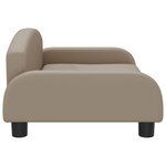 vidaXL Canapé pour enfants cappuccino 70x45x30 cm similicuir