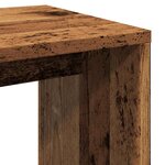 vidaXL Tables gigognes 3 Pièces vieux bois bois d'ingénierie