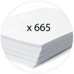 Classeur à levier papier marbre gris dos de 70mm - A5 horizontal. - Gris-dos noir x 20 EXACOMPTA