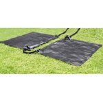 Intex Tapis chauffant solaire 2 Pièces PVC 1 2x1 2 m Noir 28685