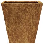 vidaXL Jardinière 30x30x30 cm acier corten
