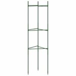 vidaXL Cages à tomates 8 Pièces 116 cm acier et PP