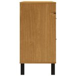 vidaXL Commode FLAM 110x40x80 cm bois de pin massif