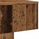 vidaXL Table basse vieux bois 60x60x31 5 cm bois d'ingénierie