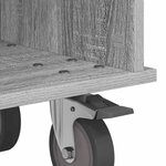 vidaXL Meuble TV Gris Sonoma 37 x 35 x 35 cm Bois d'ingénierie