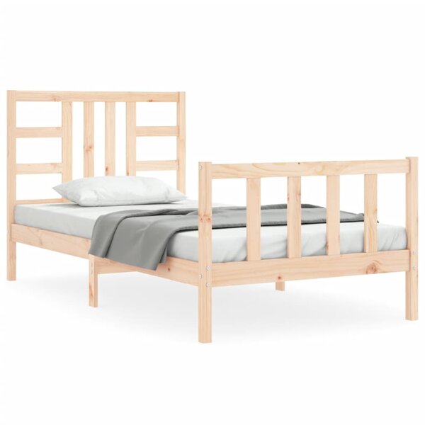 vidaXL Cadre de lit sans matelas 90x200 cm bois de pin massif