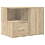 vidaXL Armoire d'angle chêne sonoma 160x40x45 cm bois d’ingénierie