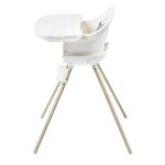 Chaise haute bébé évolutive 8 en 1  Chaise haute/Réhausseur/Tabouret/Bureau  De 6 mois à 5 ans  Beyond White2 Eco