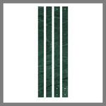 4 Lames décoratives MALACHITE pour poteau LA BOXX