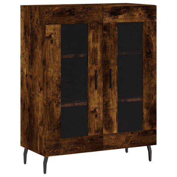 vidaXL Buffet chêne fumé 69 5x34x90 cm bois d'ingénierie