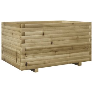 vidaXL Jardinière 90x60x49 5 cm bois de pin imprégné