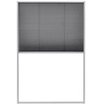 vidaXL Moustiquaire plissée pour fenêtre Aluminium 80 x 120 cm