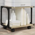 vidaXL Support d'imprimante à 2 niveaux chêne sonoma 41x28x33 5 cm