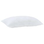 vidaXL Duvet d'été simple avec oreiller 3 Pièces Blanc Microfibre