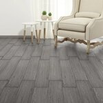vidaXL Dalles de plancher PVC autoadhésif 5 21 m² 2 mm gris foncé