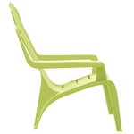 vidaXL Chaises de jardin pour enfants lot de 2 vert 37x34x44 cm PP