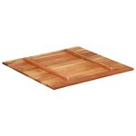 vidaXL Dessus de table bois massif d'acacia 15-16 mm 70x70 cm