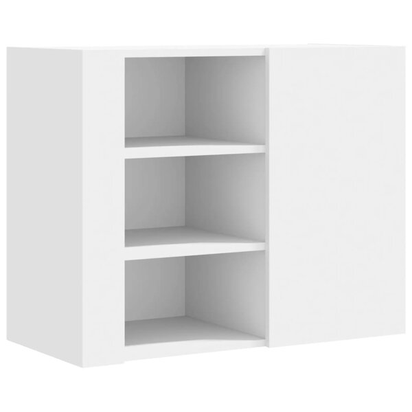 vidaXL Armoire murale blanc 75x35x60 cm bois d'ingénierie