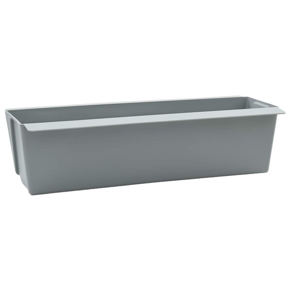 vidaXL Caisses à fleurs pour palettes Euro 24 pc Gris clair
