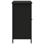 vidaXL Buffet noir 100x35x70 cm bois d'ingénierie