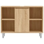 vidaXL Armoire salle de bain chêne sonoma 80x33x60cm bois d'ingénierie
