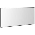 vidaXL Miroir de salle de bain avec miroir Chêne noir 80 x 8 5 x 37 cm